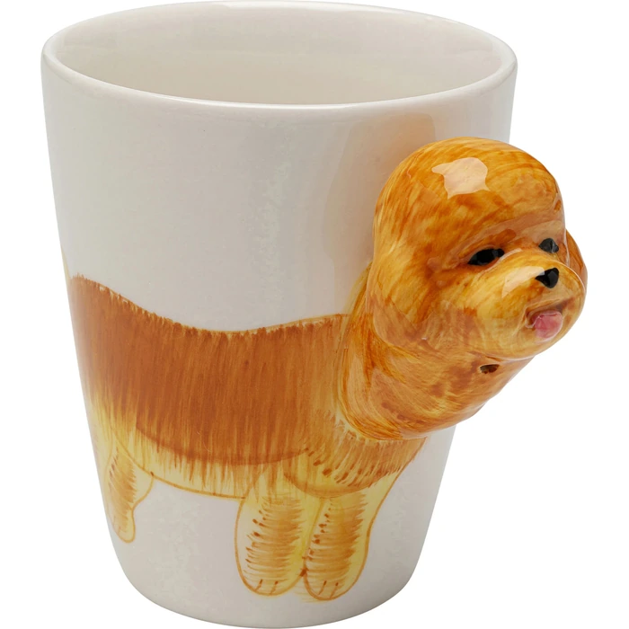 Mugg Funny Animal Pudel 11 cm