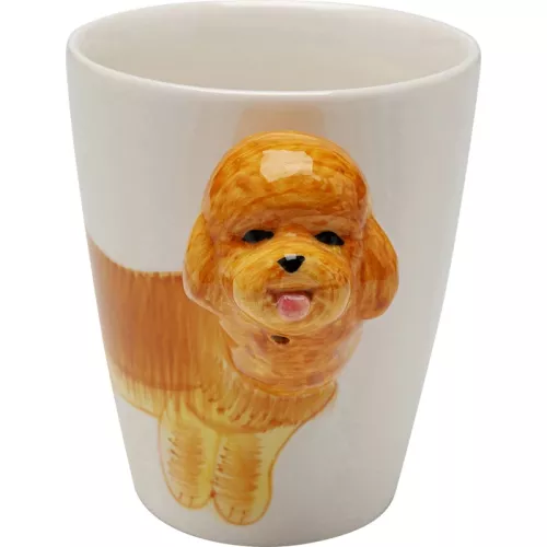 Mugg Funny Animal Pudel 11 cm