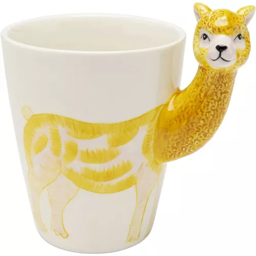 Mugg Funny Animal Alpacka 12 cm