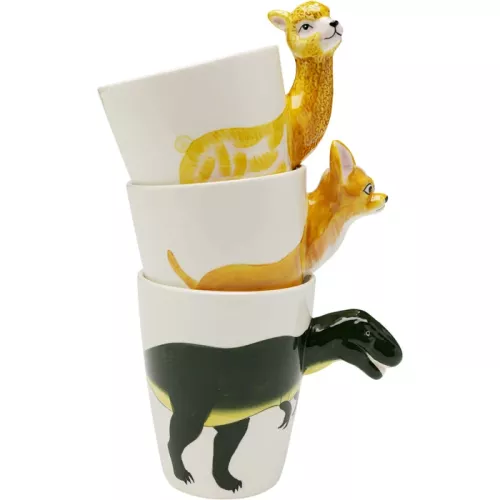Mugg Funny Animal Alpacka 12 cm