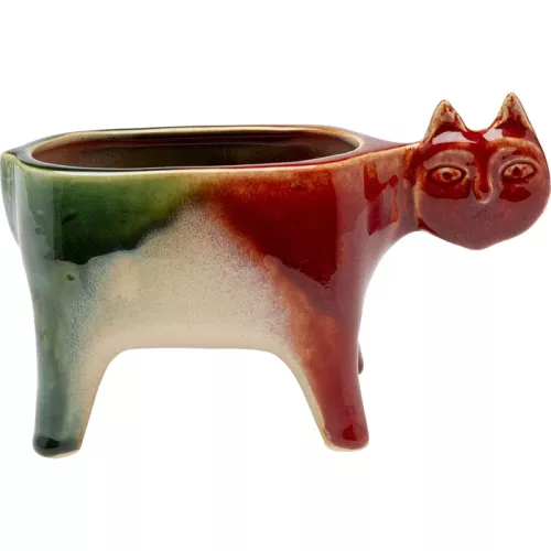 Kruka Meow - Katt, 13cm