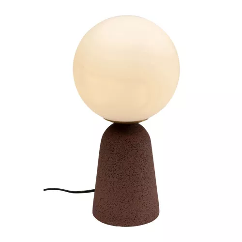 Bordslampa Bo - Roströd/Brun, 33cm