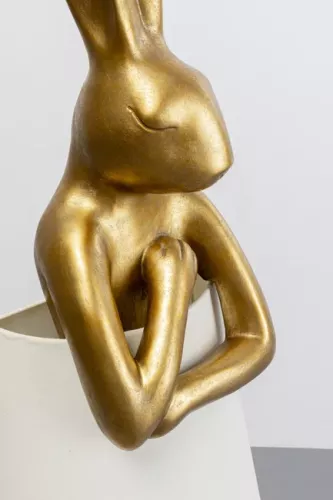 Golvlampa Rabbit Guld/Vit, 150cm