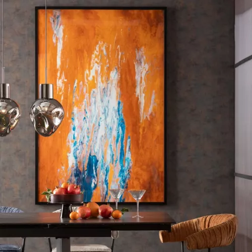 Tavla Artistas Orange, 120x180cm