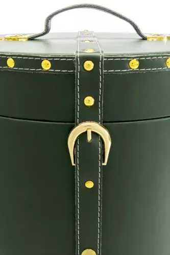 Box Green - Förvaringslåda Ø32cm