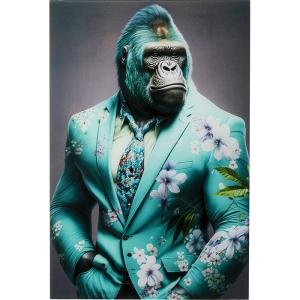 Glastavla Sir Gorilla, 60x90cm