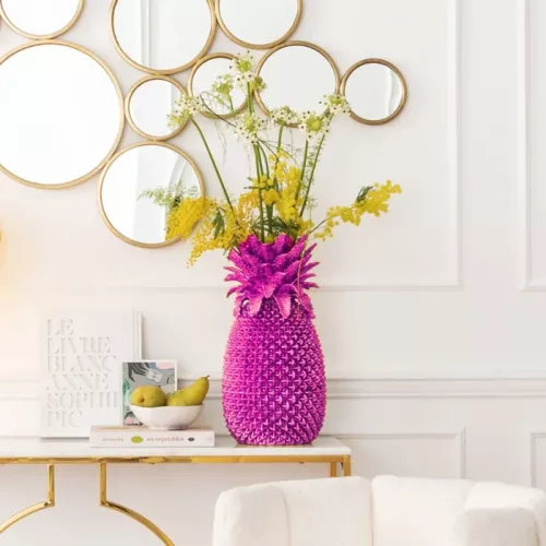 Vas Ananas rosa 30 cm