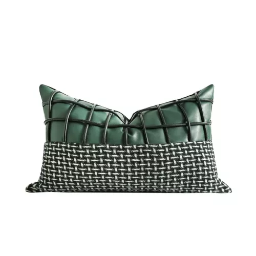 Prydnadskudde Duo – Grön, 30x50 cm