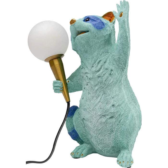 Bordslampa Racoon flerfärgad, 31 cm