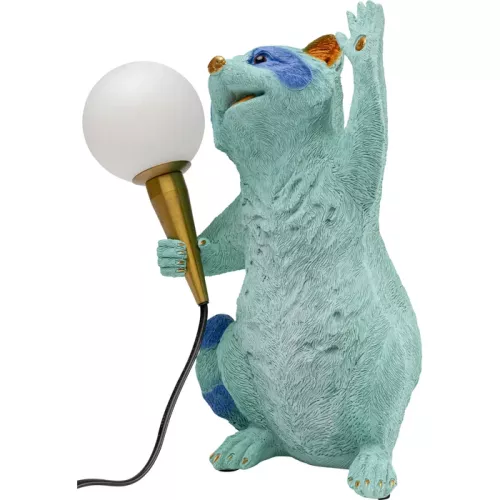 Bordslampa Racoon flerfärgad, 31 cm