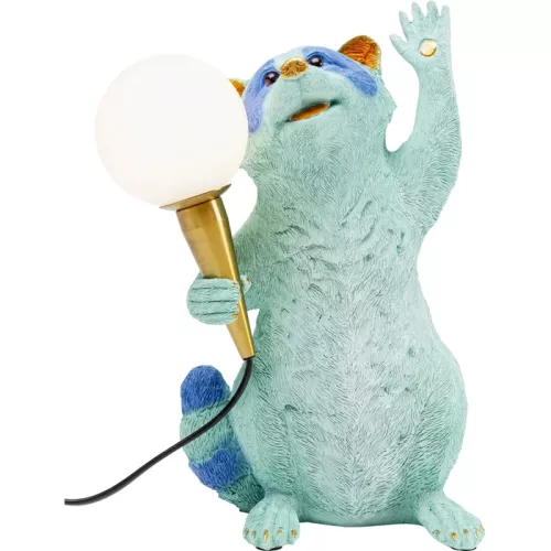 Bordslampa Racoon flerfärgad, 31 cm