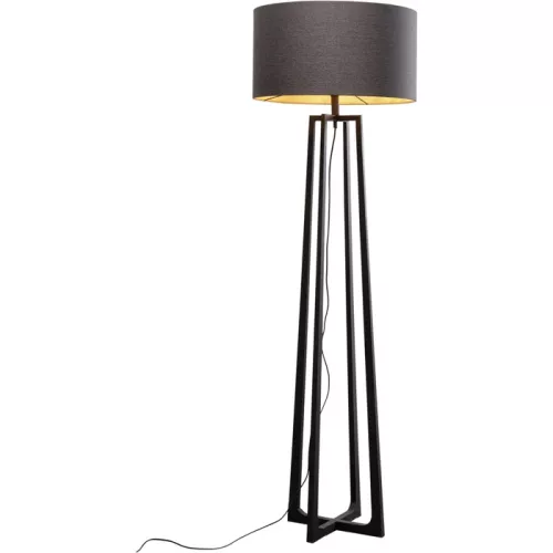 Golvlampa Timon svart 160 cm