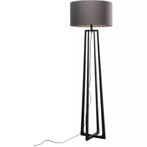 Golvlampa Timon svart 160 cm