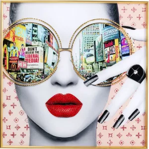 Tavla Times Square View 80x80 cm