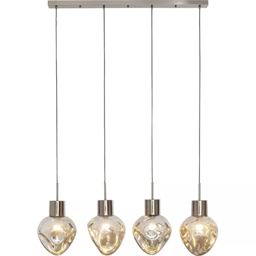 Taklampa Supernova Smoky, 120 cm, Grå/Silver, mått 160 x 110 x 25 cm, i huvudvy