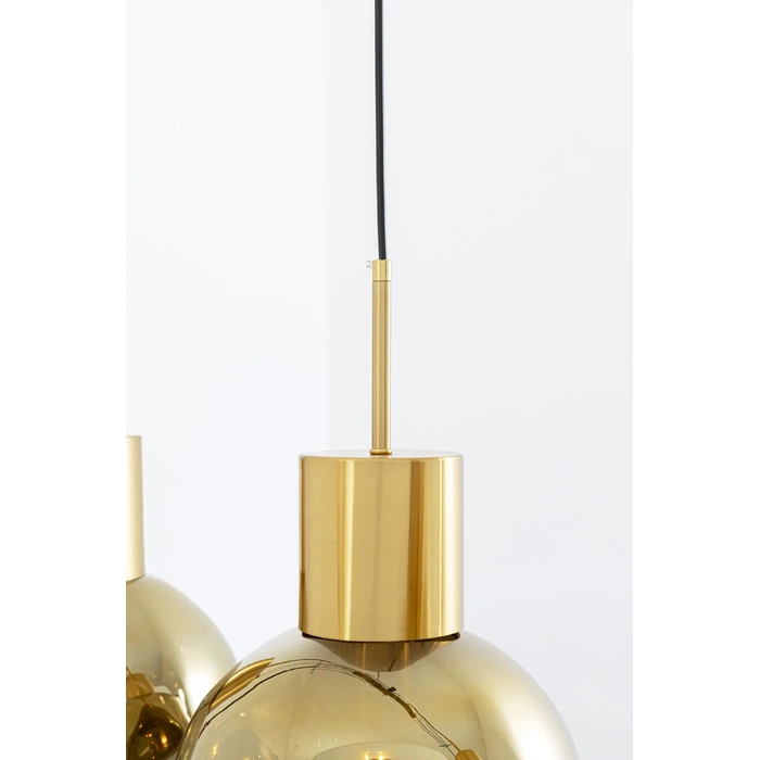 Taklampa Supernova Amber, 120 cm, Guld, mått 160 x 110 x 25 cm, med fokus på material och ytstruktur