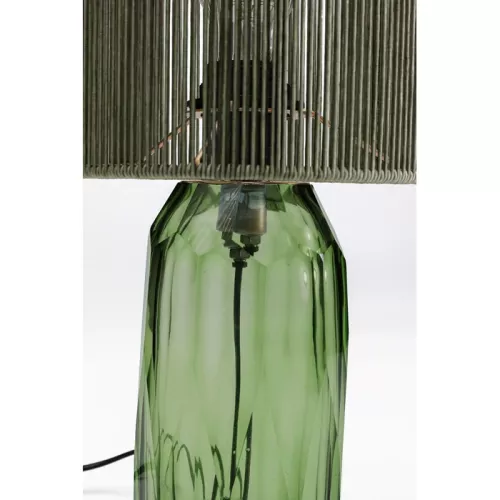 Bordslampa Tråd & Glas - Grön, 42cm