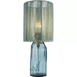 Bordslampa Tråd och Glas – Blå, 42 cm
