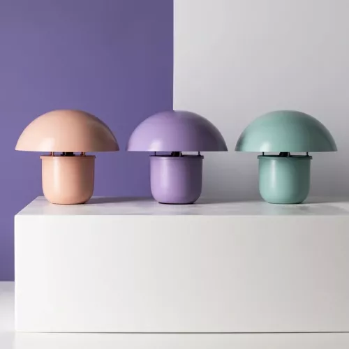 Bordslampa Mushroom lila, 27 cm