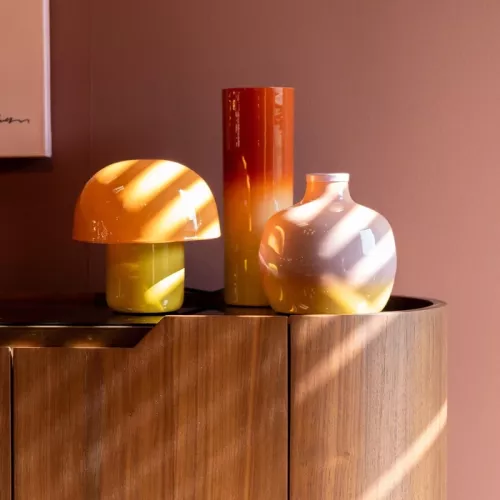 Bordslampa Svamp Duo Orange - 20cm