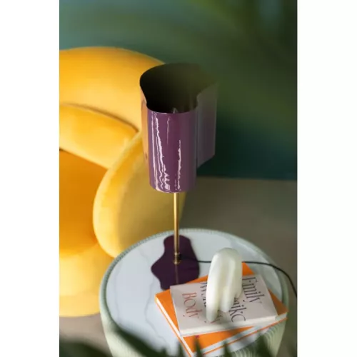 Bordslampa Cloudy Oval Plum 49cm