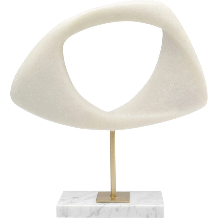 Skulptur Soft Shape vit