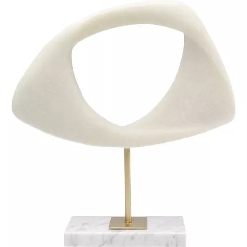 Skulptur Soft Shape vit