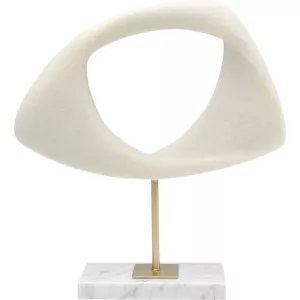 Skulptur Soft Shape vit