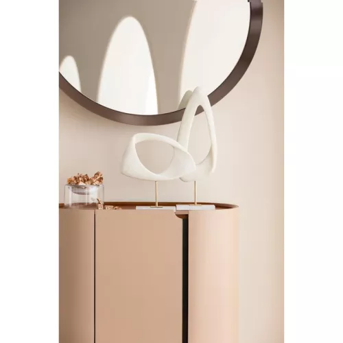 Skulptur Soft Shape vit