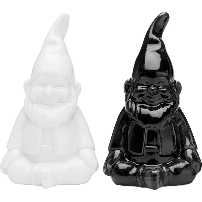 Salt- & Pepparset Tomtar – Svart/Vit (2‑pack)