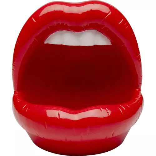 Dekorationsfigur Lips röd 21 cm