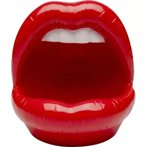 Dekorationsfigur Lips röd 21 cm