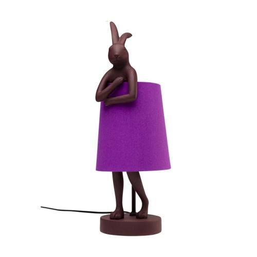 Bordslampa Rabbit Vinröd/Lila 50cm