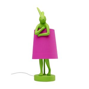 Bordslampa Rabbit Grön/Rosa, 50cm