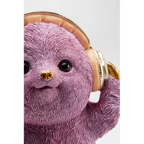 Dekorfigur Party Sloth - Sengångare, 14cm