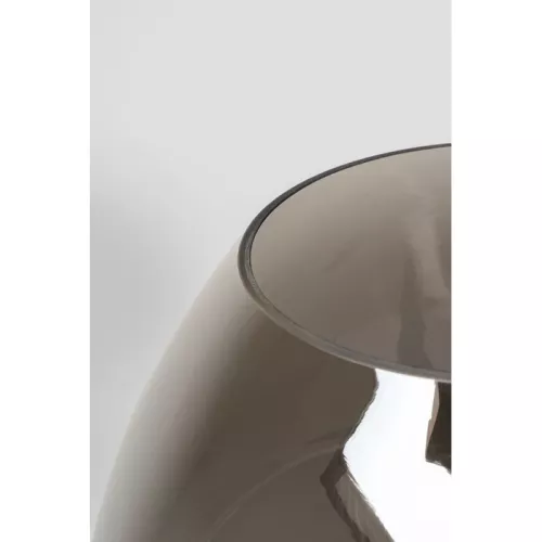 Golvlampa rökfärgat glas 146 cm