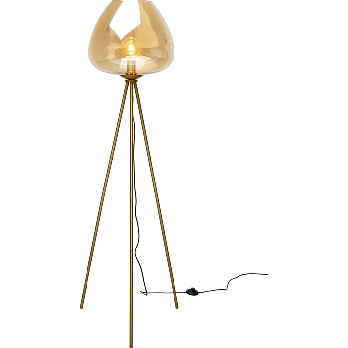Golvlampa Klot – Amber, 146 cm