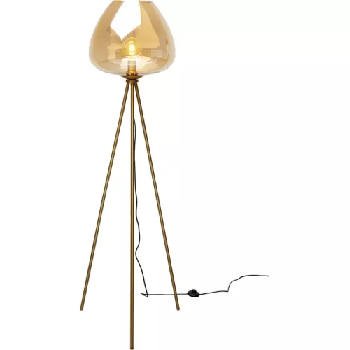 Golvlampa Klot – Amber, 146 cm