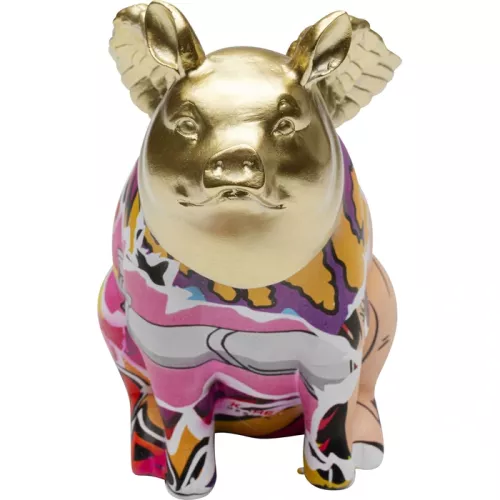 Dekorationsfigur Graffiti Flying Pig 16 cm