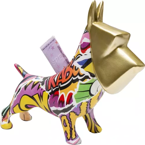 Spargris Graffiti Pixel Dog 26 cm