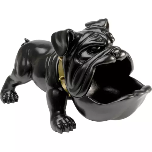 Dekorationsfigur Hungry Dog svart, 37 cm