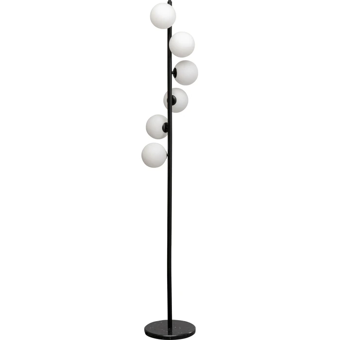 Golvlampa LED Scala Balls svart, 160 cm