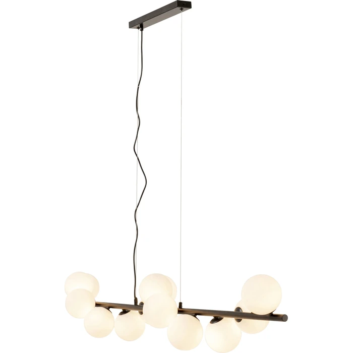 Pendellampa Scala Balls svart 150 cm