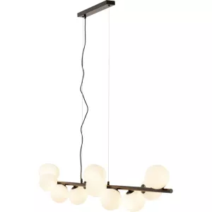 Pendellampa Scala Balls svart 150 cm