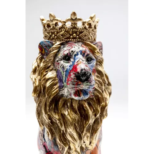 Dekorationsfigur Graffiti King Lion 29 cm