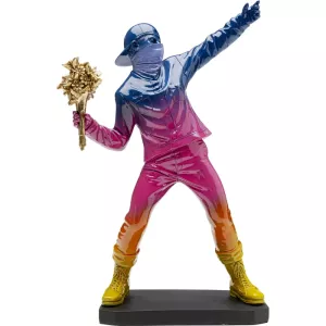 Dekorationsfigur Street Art Bouquet 41 cm, Flerfärgad, mått 39.5 x 24 x 14 cm, i huvudvy