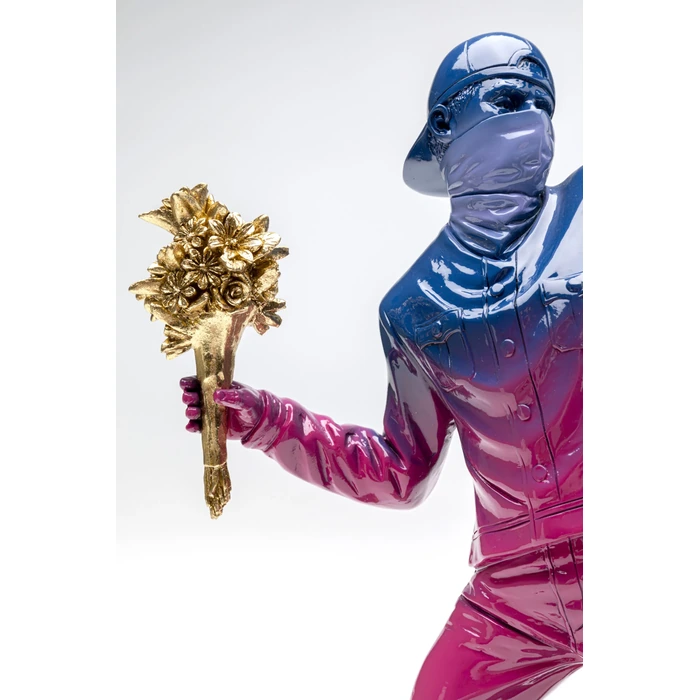 Dekorationsfigur Street Art Bouquet 41 cm, Flerfärgad, mått 39.5 x 24 x 14 cm, sedd ovanifrån