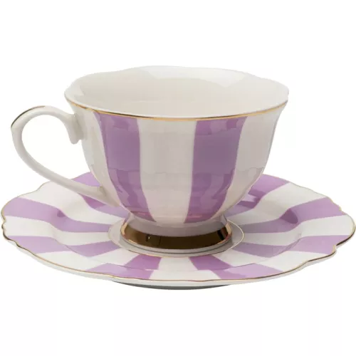 Kaffekopp Harlequin Purple 2-Set