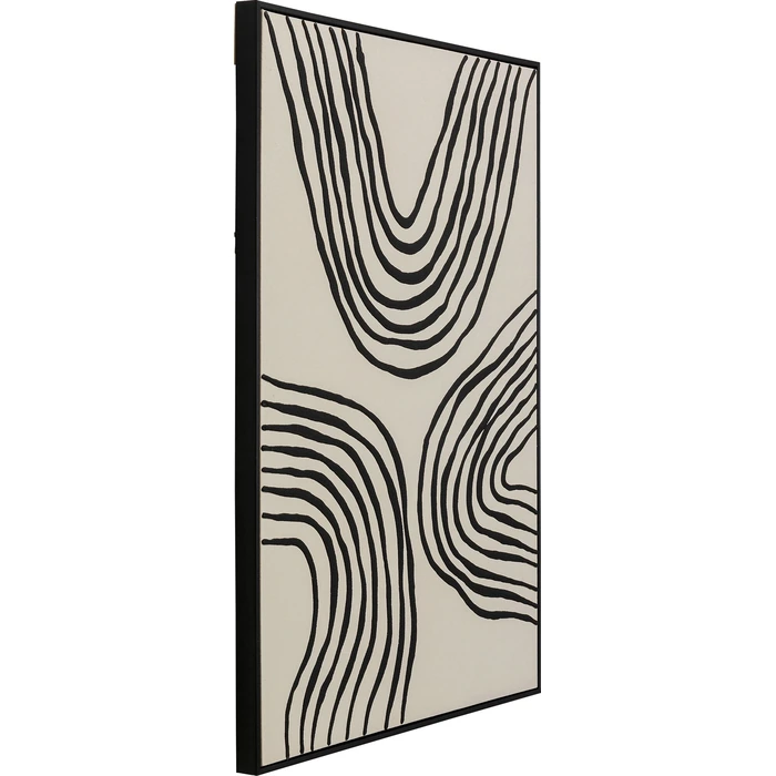 Tavla Grafisk Båge – Canvas, 110x70 cm