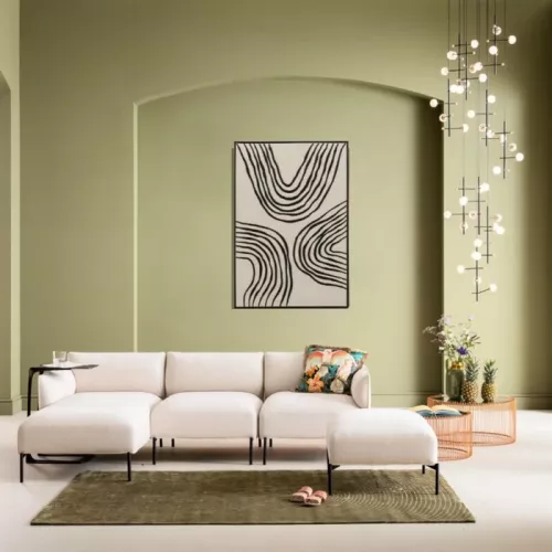 Tavla Grafisk Båge – Canvas, 110x70 cm